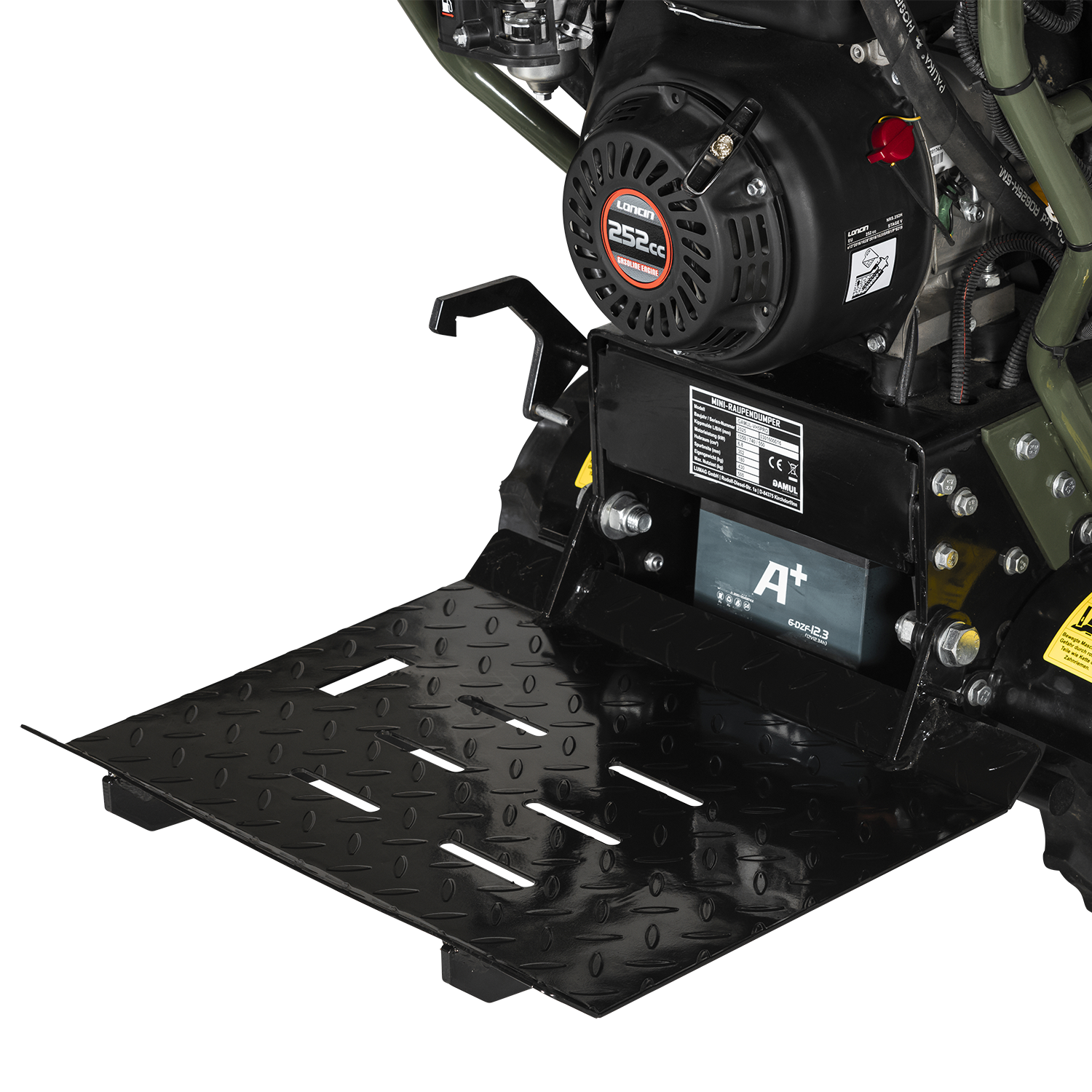 Benzin-Raupendumper<br>GAMUL-VH5PRO<br>(Ladeschaufel)